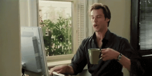 bruce almighty coffee gif