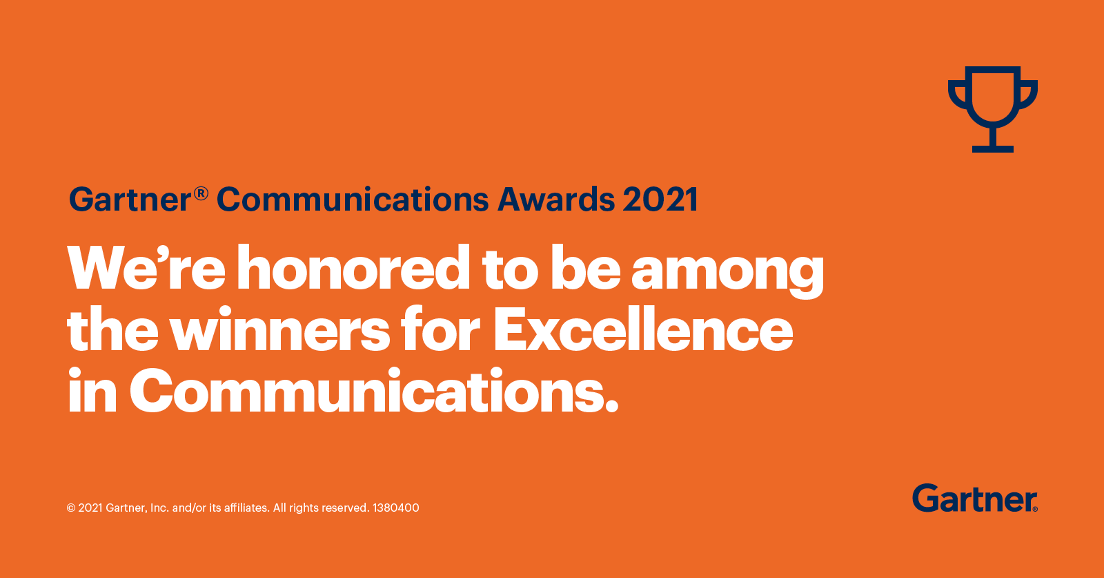 DSMN8 and Unit4 WIN Gartner’s Excellence in Communications Award