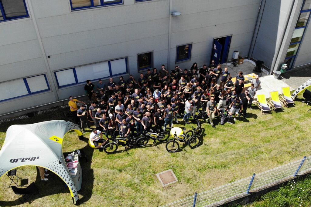 created by dji camera Greyp Bikes Employee Advocacy Case Study
