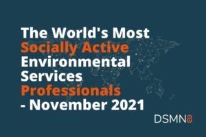 The World's Most Active Environmental Services Professionals on Social - November 2021