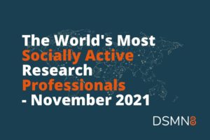 The World's Most Active Research Professionals on Social - November 2021