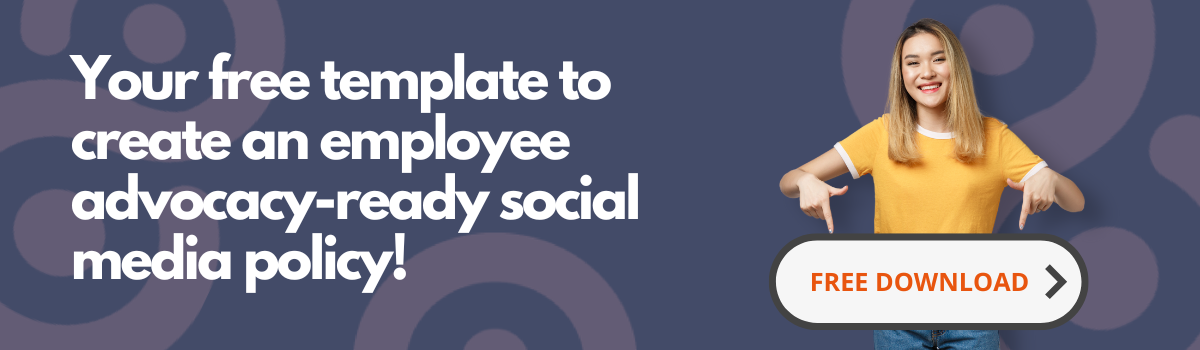 Social Media Policy Template Banner