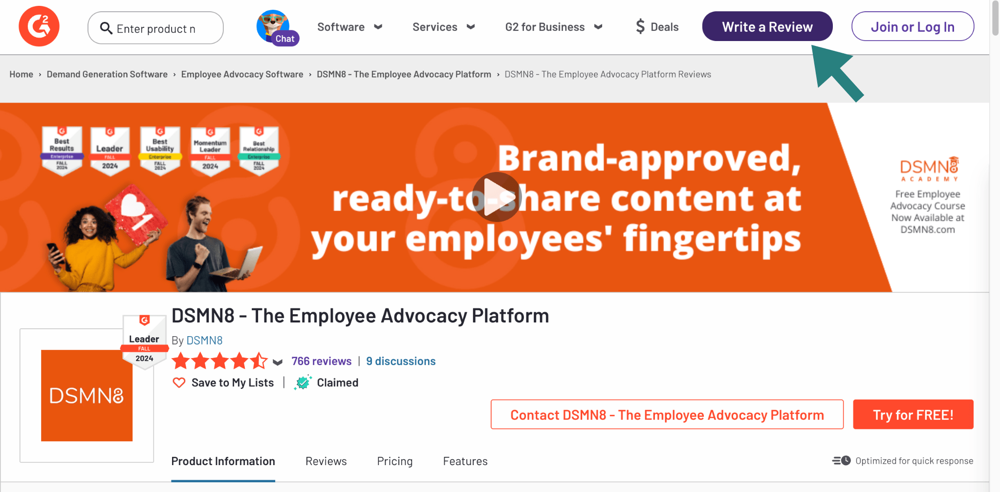 DSMN8’s Quick Guide to Filling in a G2 Review 2 g2 write a review step 1