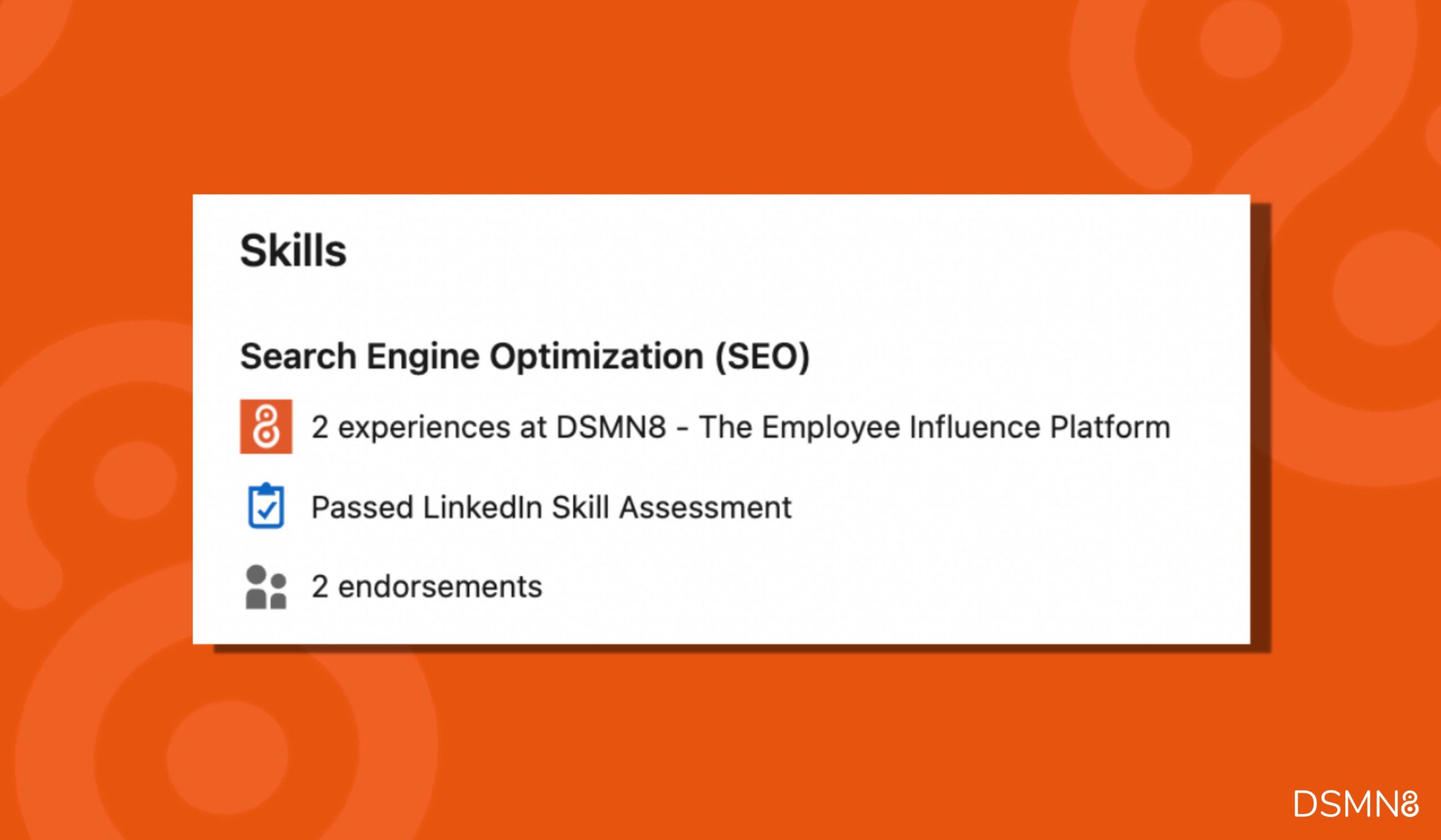 LinkedIn Skills and Endorsement Example