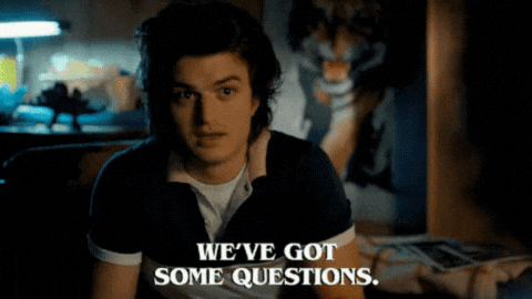 we've got some questions gif