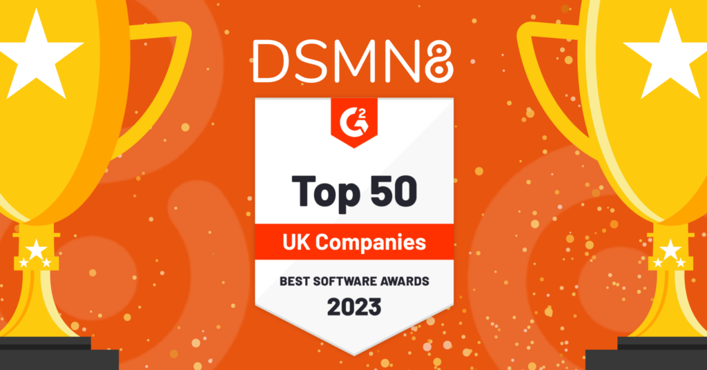 DSMN8 Top 50 UK Companies Best Software Awards 2023