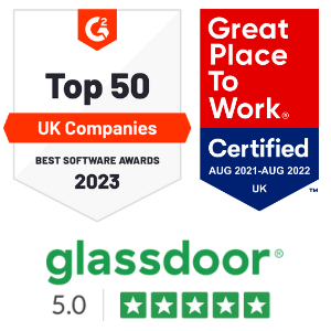 G2 Top 50 UK Companies Best Software Awards Great Place To Work