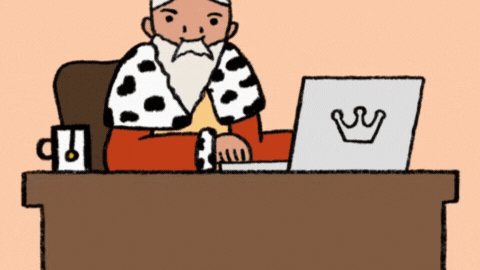 content is king gif