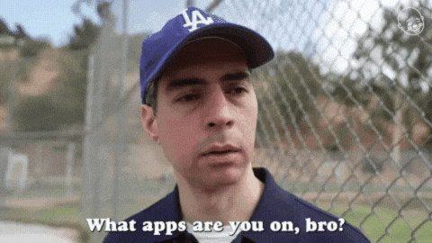 what apps are you on bro? gif