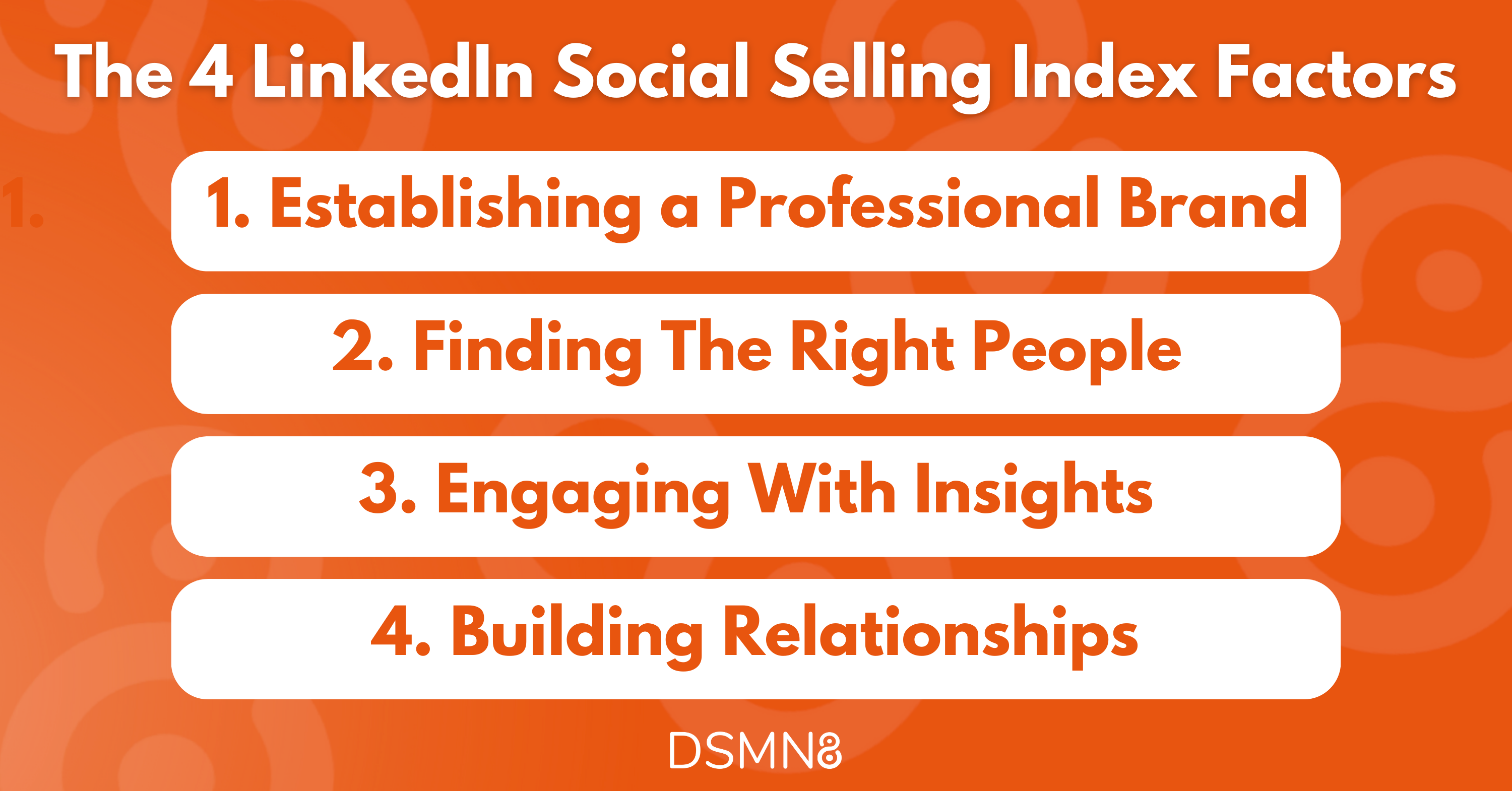 4 LinkedIn Social Selling Index Factors