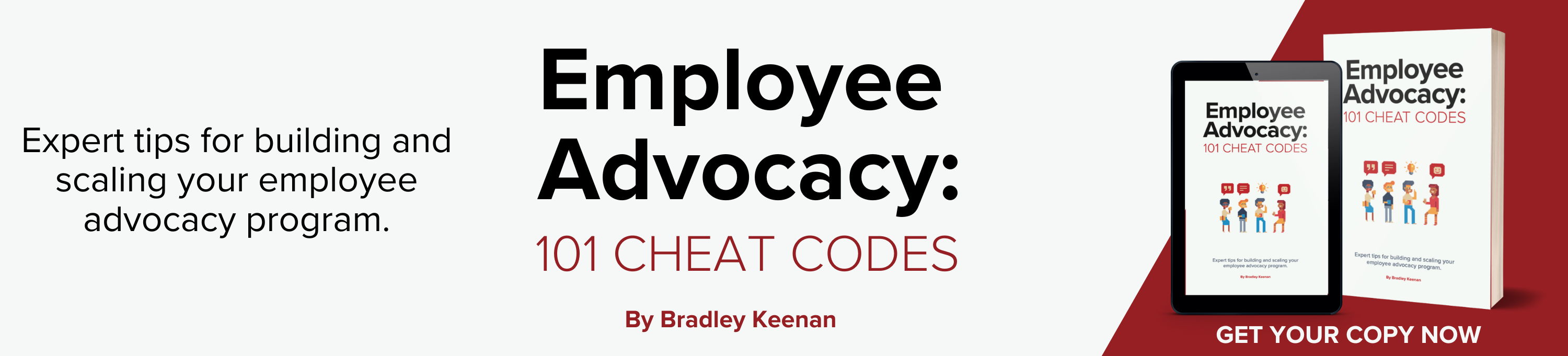 Employee Advocacy Book Banner