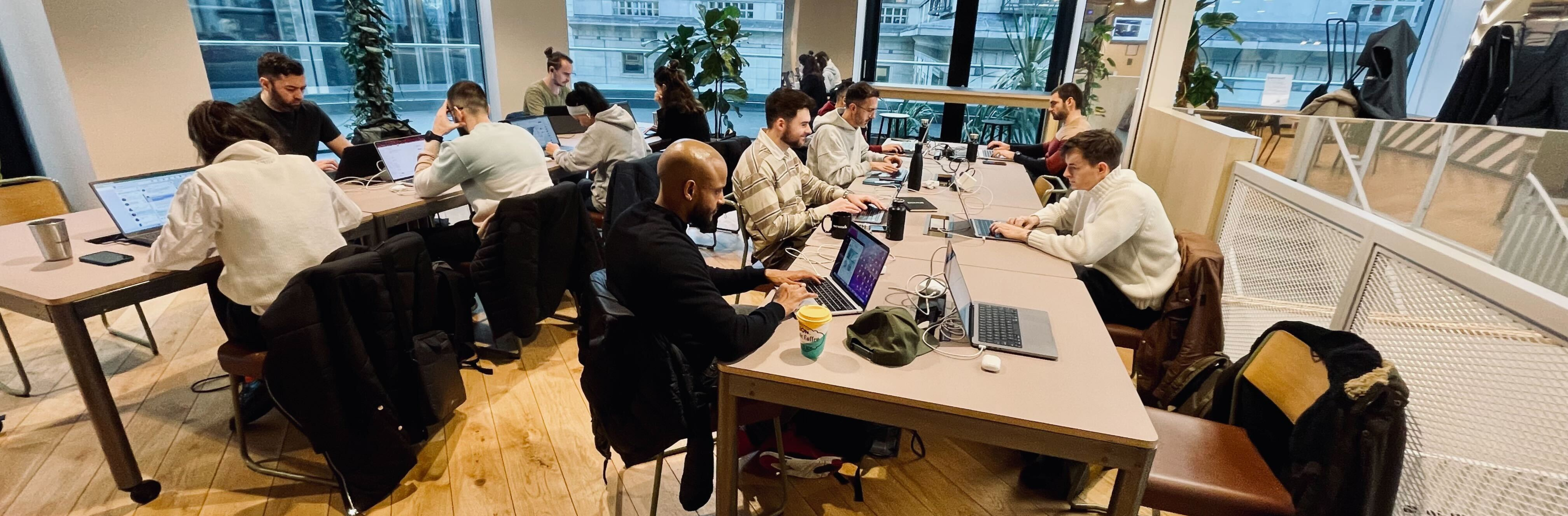 About Us 16 DSMN8 Team Hard at Work