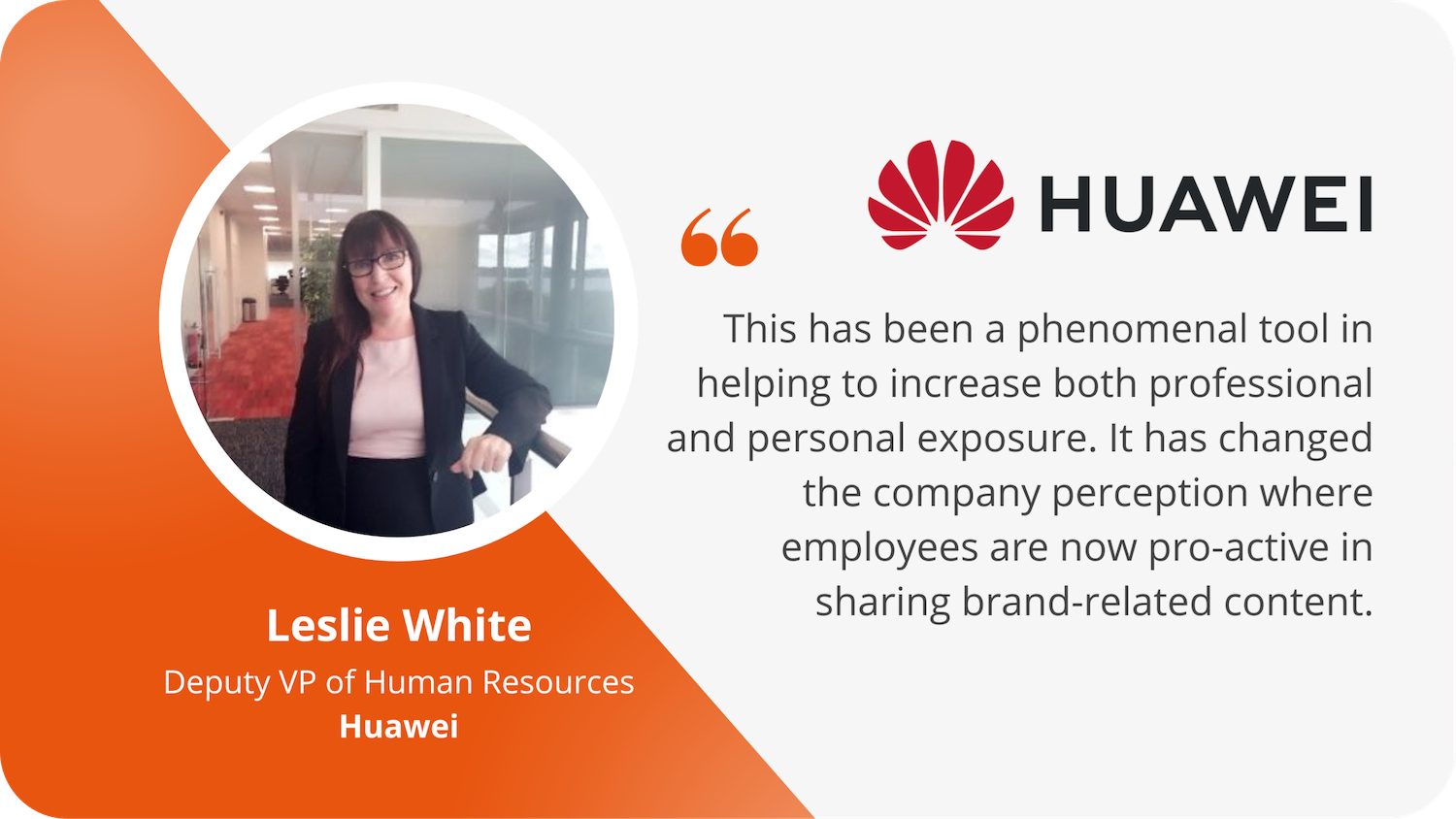 Case Study Quotes (Home Page) (5) Huawei DSMN8 Case Study