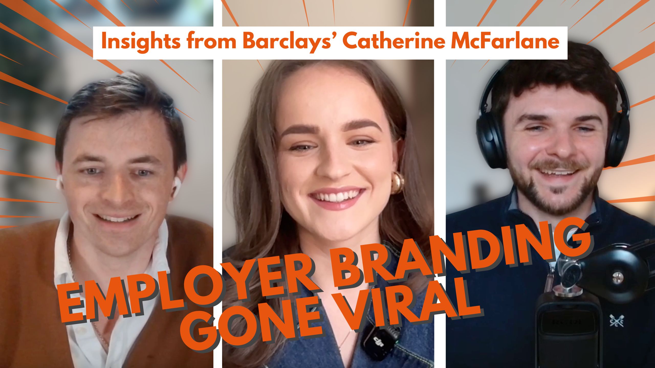 Podcast thumbnail featuring Lewis, Elliot and Catherine