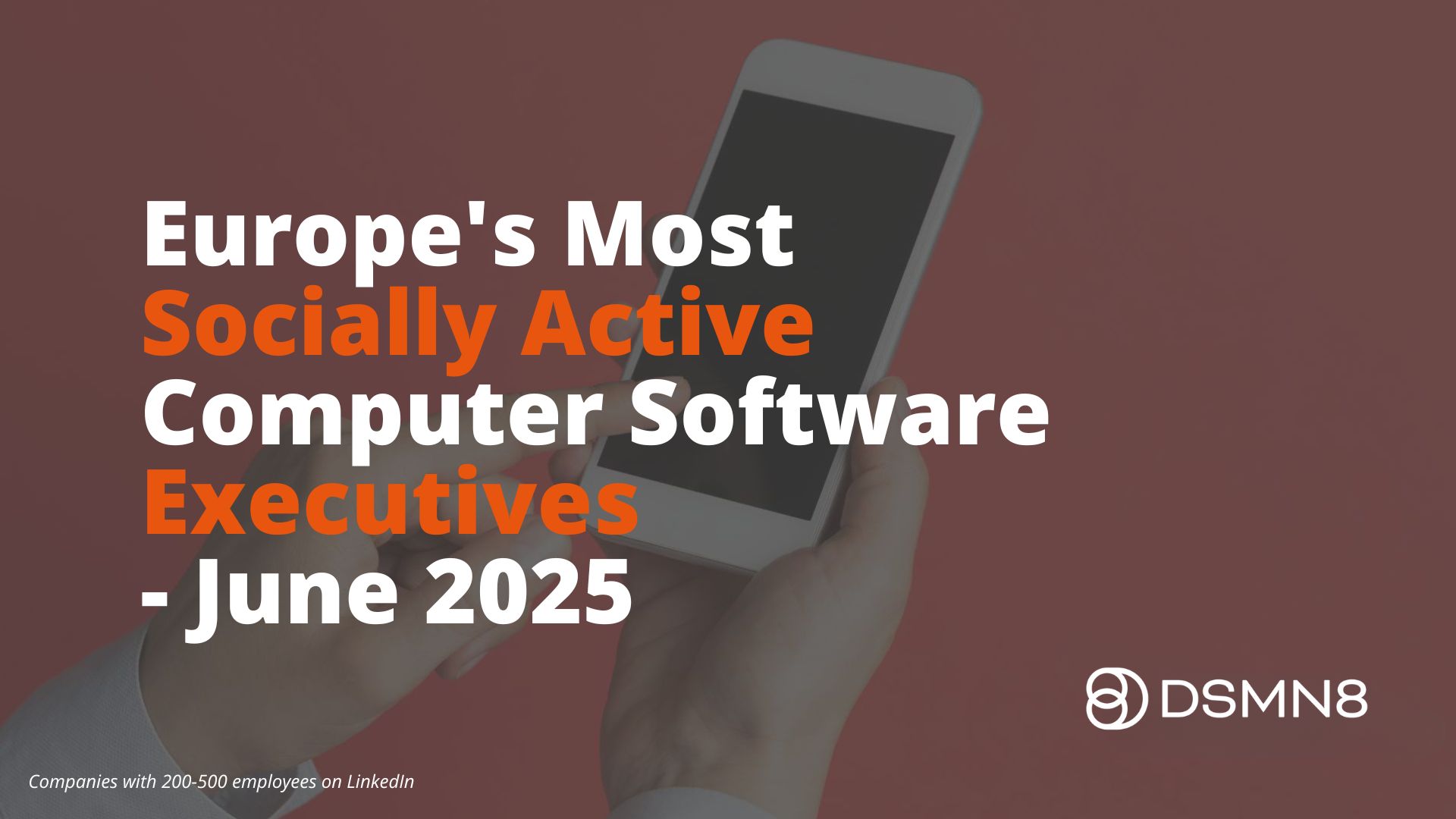 Europe's Most Active Software Development Executives Social Media