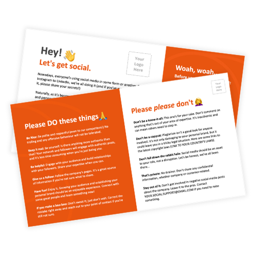 Employee Advocacy Templates 9 DSMN8 Social Media Policy Template Mockup
