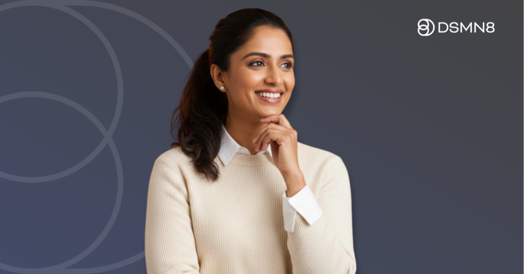 happy employee thinking