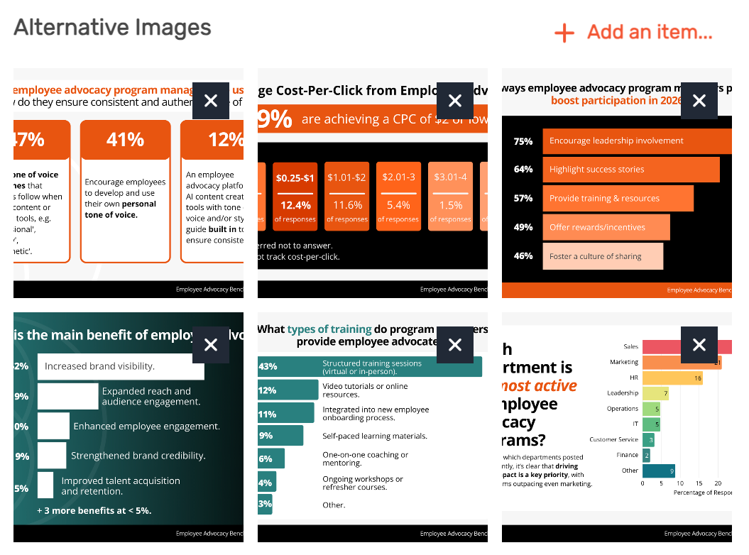 Dynamic Display Alternative Images