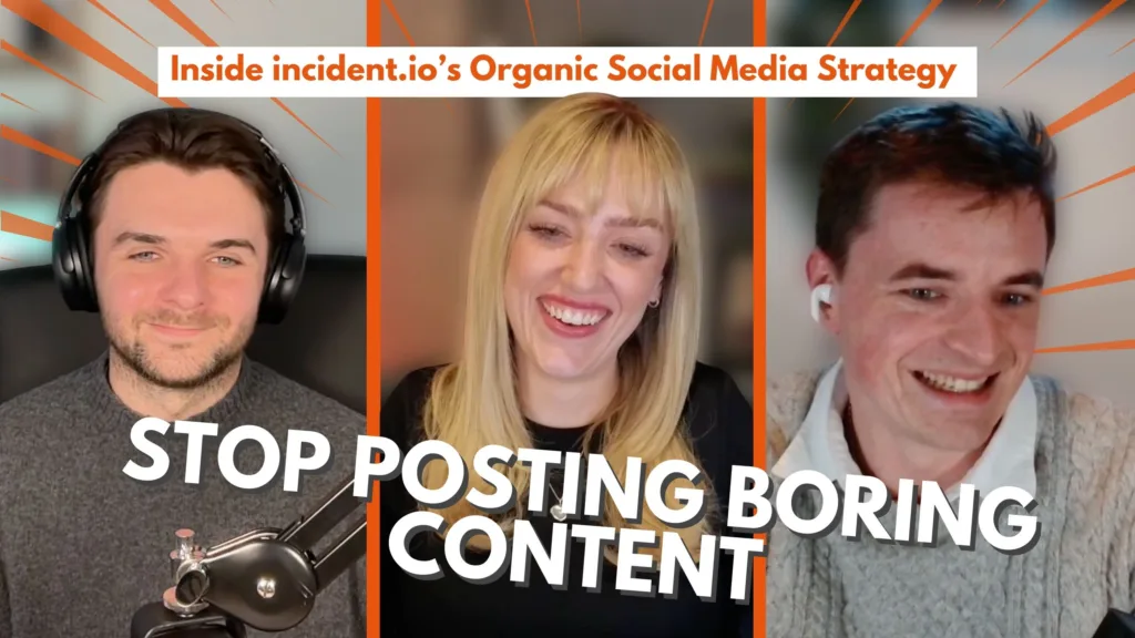 Podcast Thumbnail featuring guest Megan from incident.io