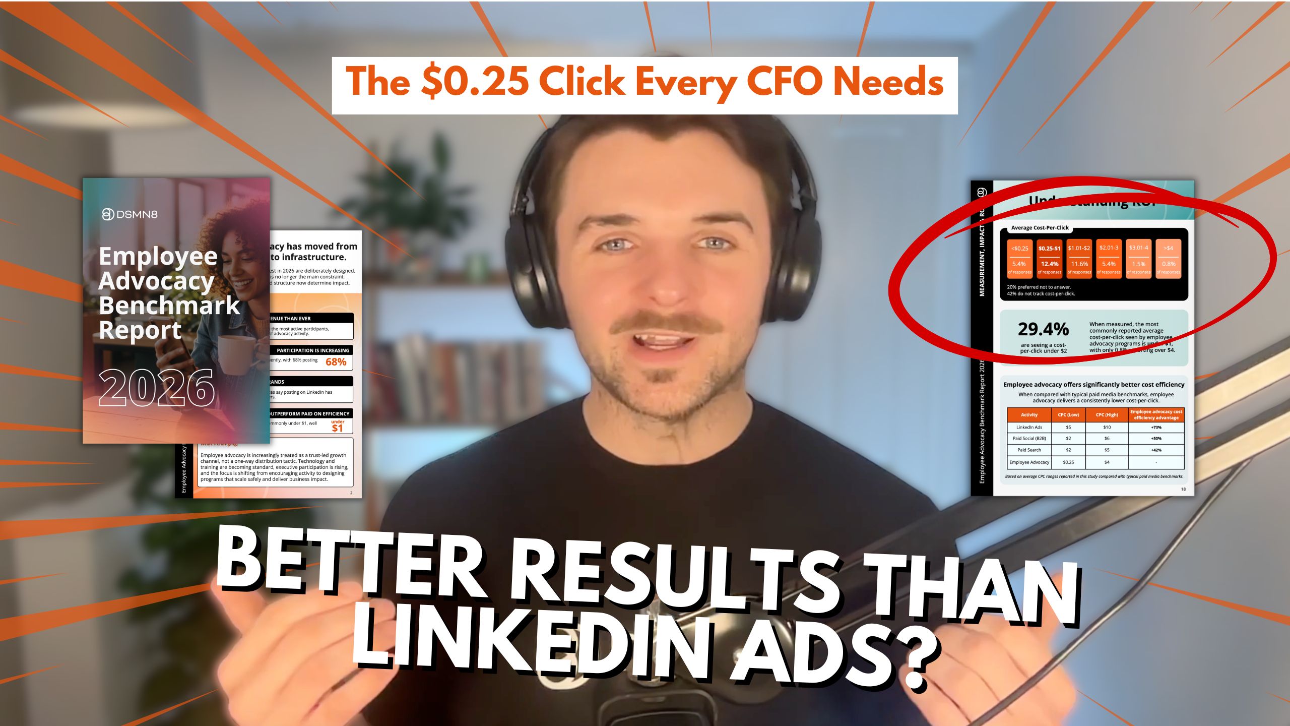 Lewis and screenshots of findings from the benchmark report.