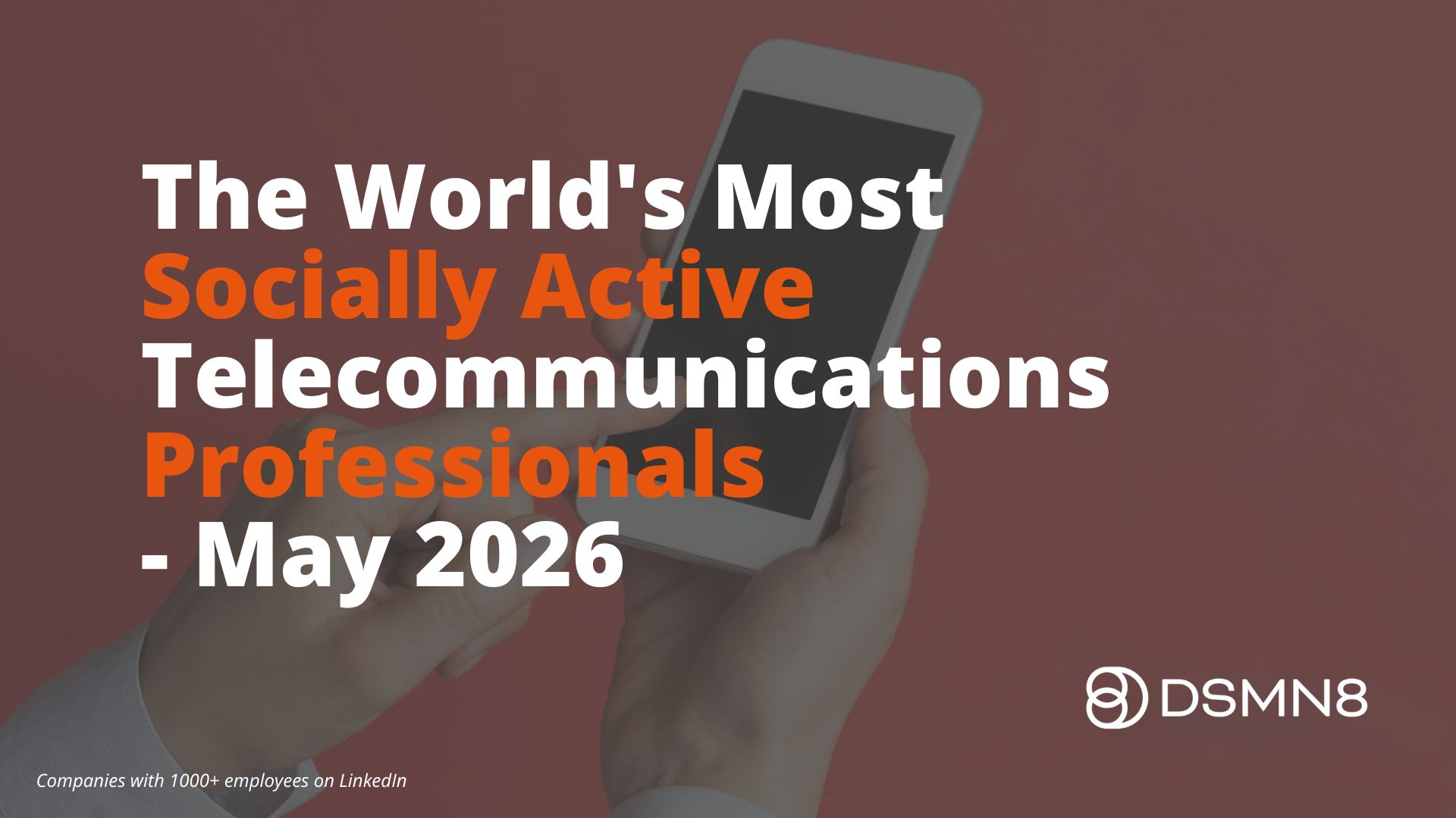 The World's Most Active Telecommunications Employees On Social Media ...
