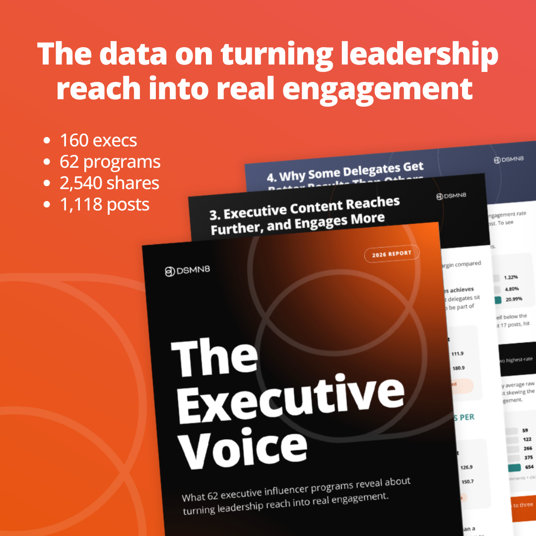 The Executive Voice: the data on turning leadership reach into real engagement